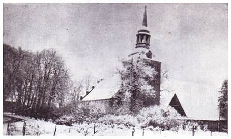 Beschreibung: KÜRTOW Johanniterkirche im Winter