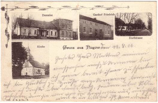Plagow Kirche, Domaine, Gasthof Friedrich, Dorfstraße 19060819 o